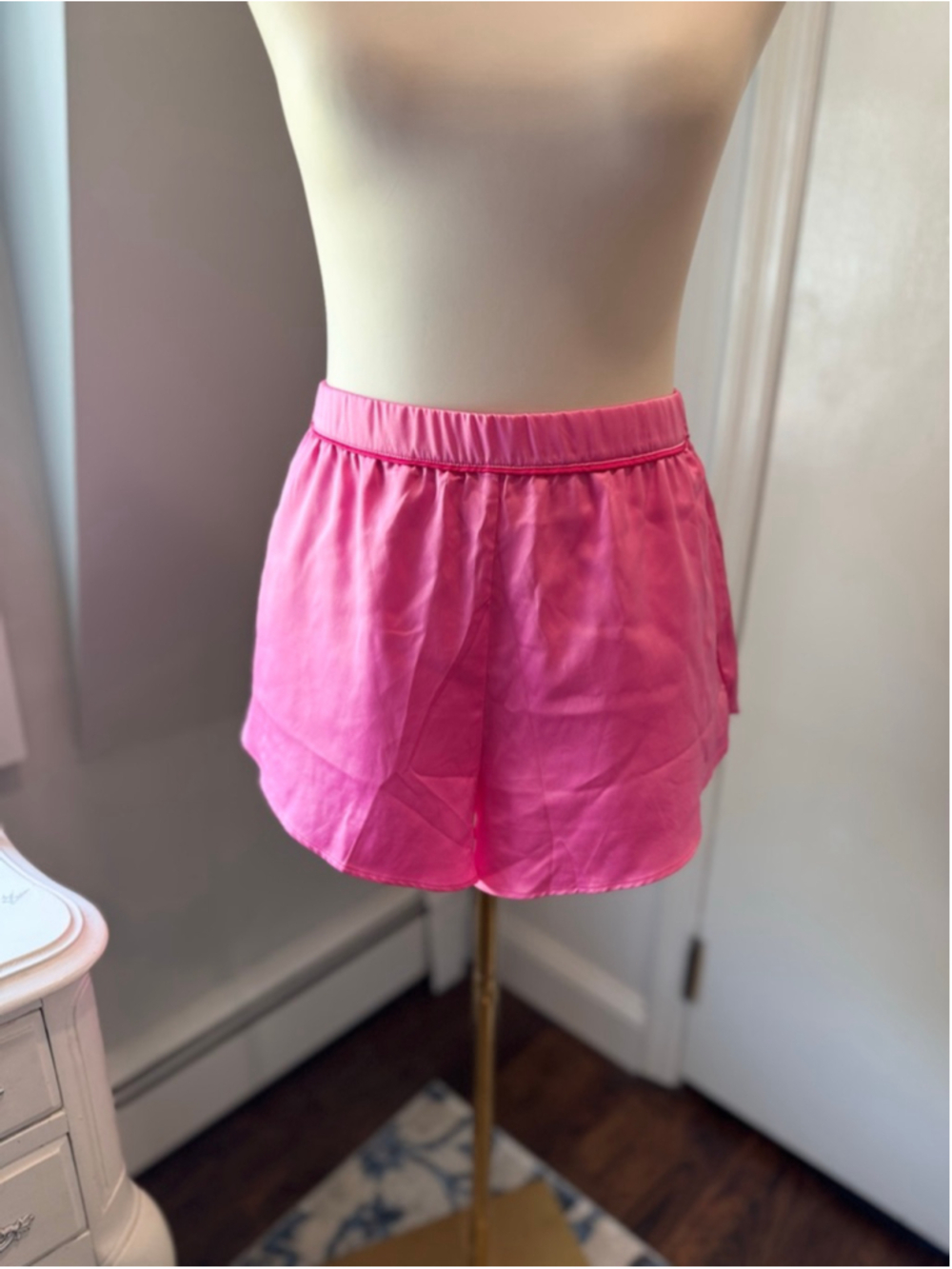Victoria's Secret | Pink silky Pajama Shorts | Size Small